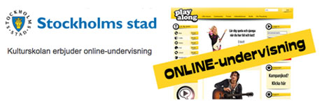 Kulturskolan Stockholm satsar online!